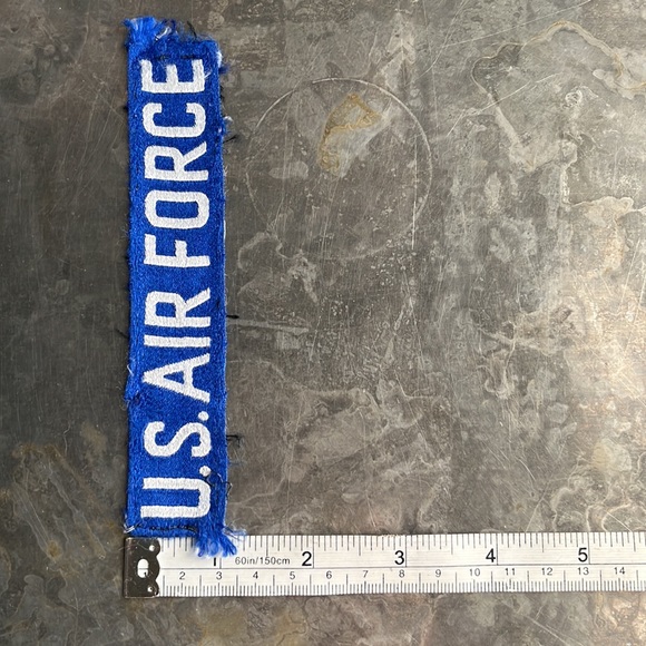 U.S. AIR FORCE blue tape patch, vintage - Picture 8 of 9